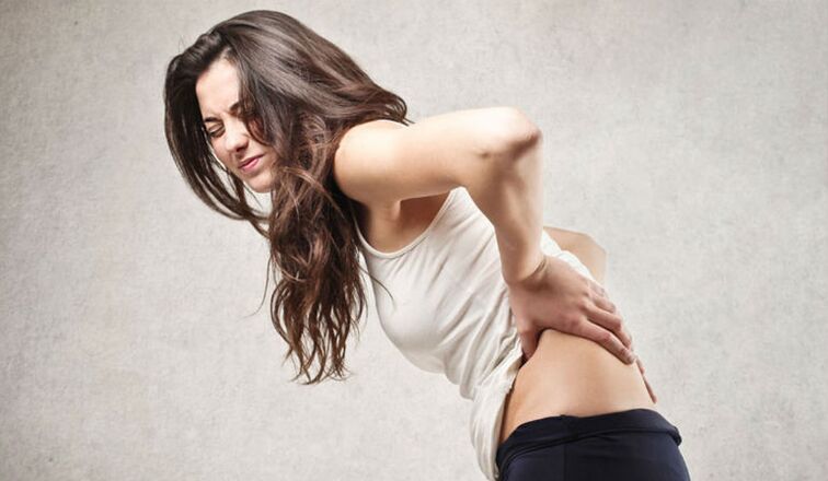 Sakit belakang dalam osteochondrosis