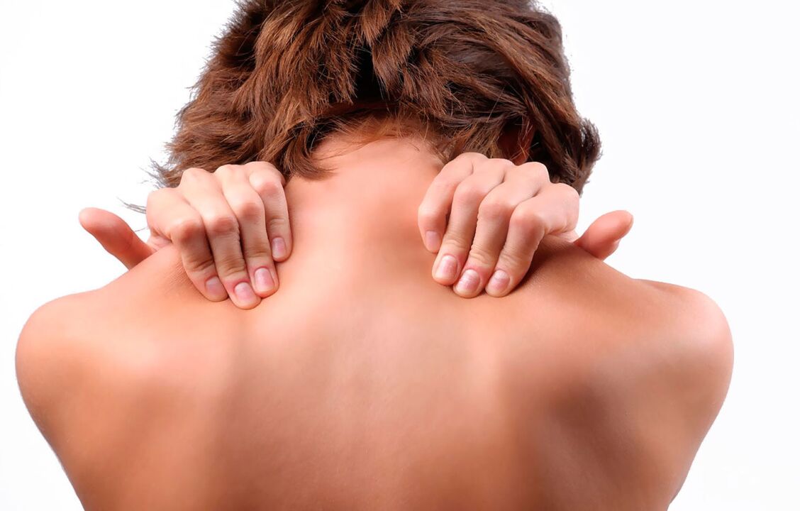 Sakit leher dan belakang pada osteochondrosis