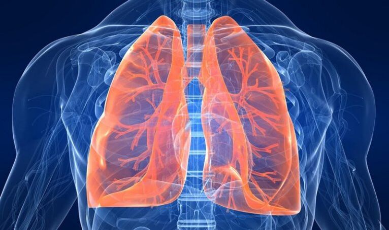 Patologi pulmonari sebagai punca kesakitan di bawah bilah bahu kiri